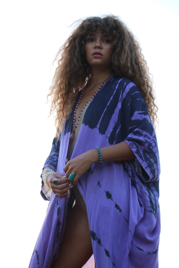 DEITY KIMONO - GRAPE / GHOST STRIPE