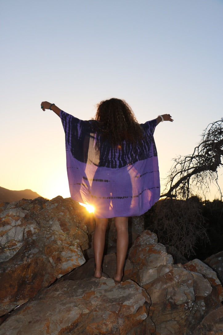DEITY KIMONO - GRAPE / GHOST STRIPE
