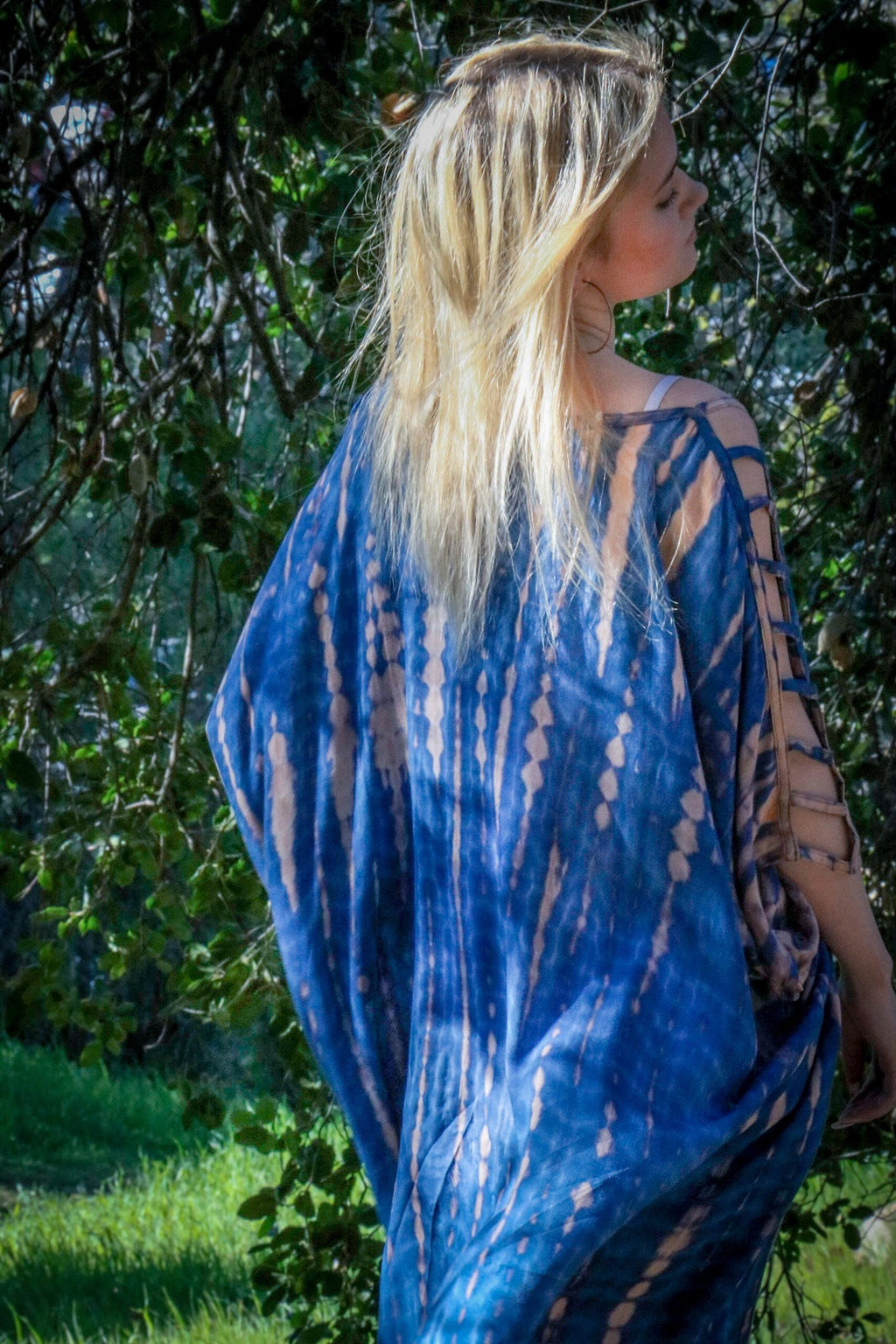 ADIM TUNIC - SEASCAPE / BAMBOO STRIPE - BHAVANI COLLECTIVE