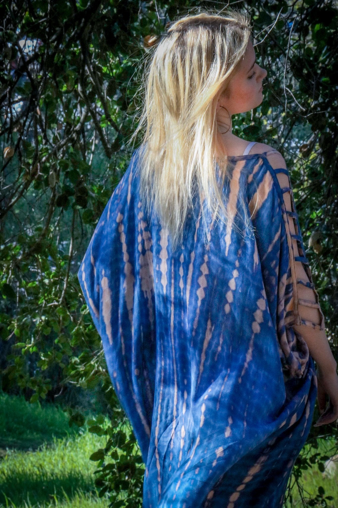 ADIM TUNIC - SEASCAPE / BAMBOO STRIPE - BHAVANI COLLECTIVE