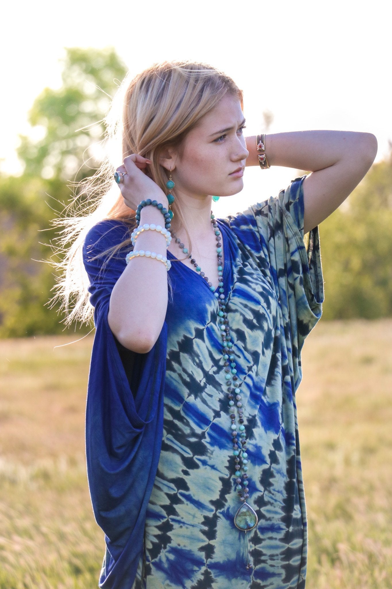 CHRYSALIS COCOON DRESS - DRAGONFLY / FLOW - BHAVANI COLLECTIVE