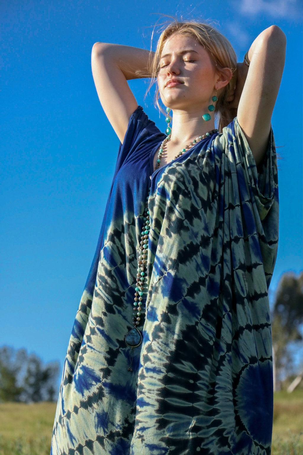 CHRYSALIS COCOON DRESS - DRAGONFLY / FLOW - BHAVANI COLLECTIVE