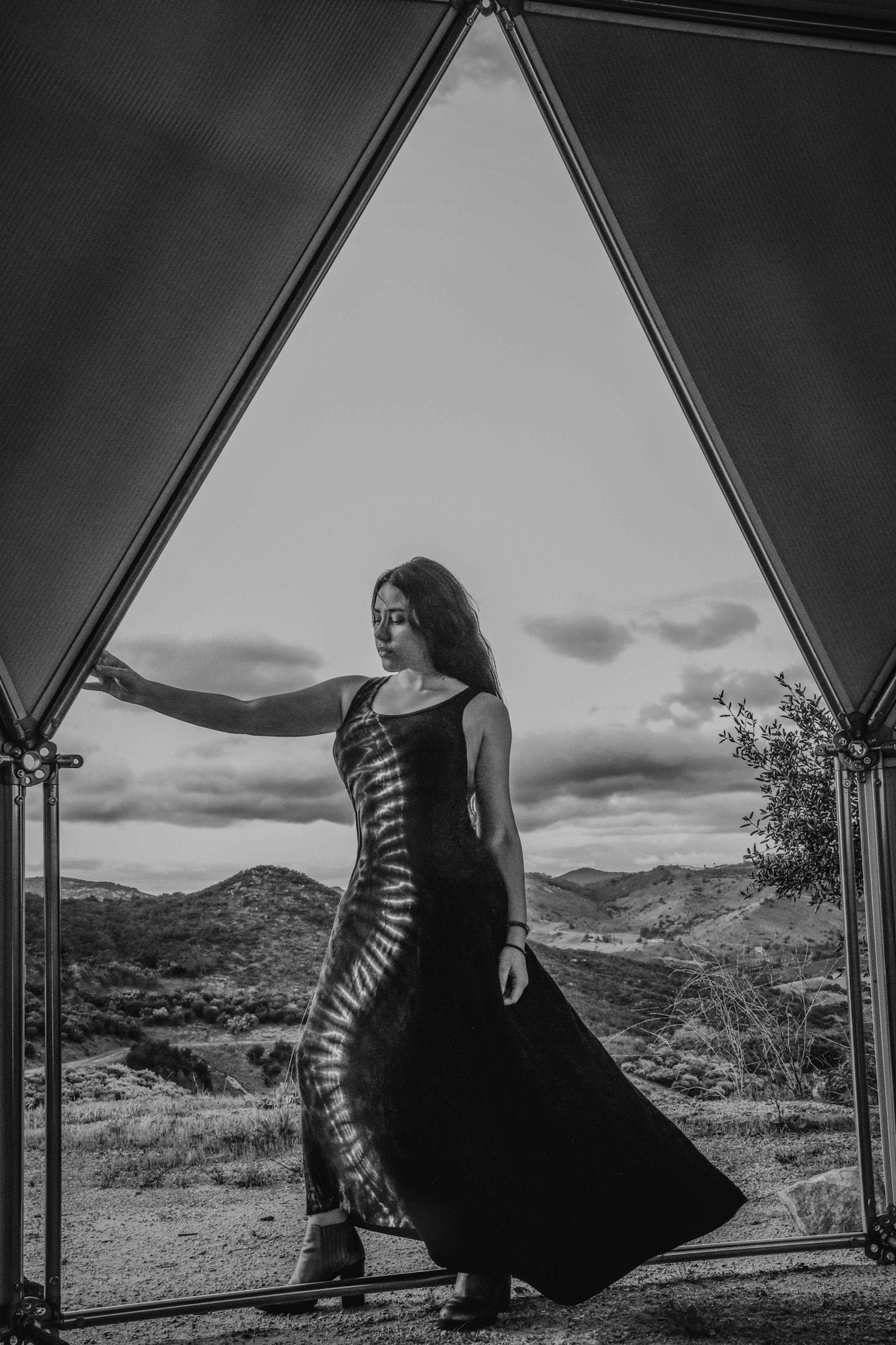 EOS MAXI DRESS - RAVEN / FLOW - BHAVANI COLLECTIVE