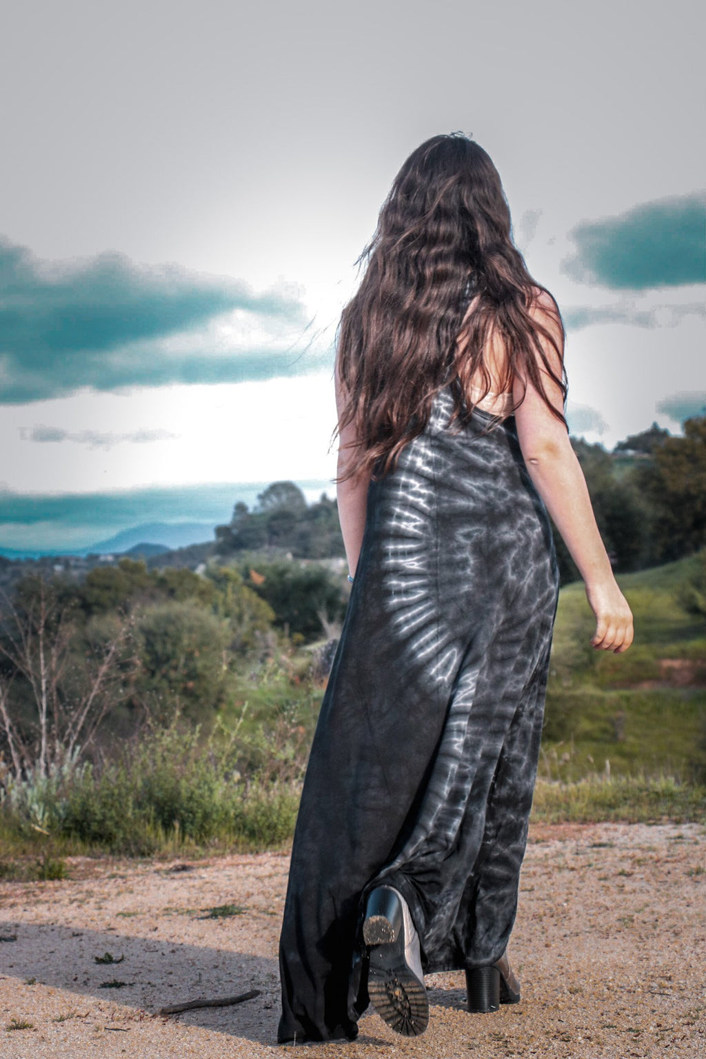 EOS MAXI DRESS - RAVEN / FLOW - BHAVANI COLLECTIVE
