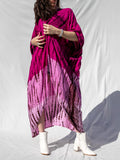 GODDESS KIMONO - ELECTRIC FUCHSIA OMBRE - BHAVANI COLLECTIVE