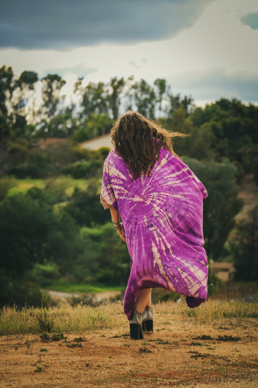 GODDESS KIMONO - PURPLE HAZE / GALAXY - BHAVANI COLLECTIVE