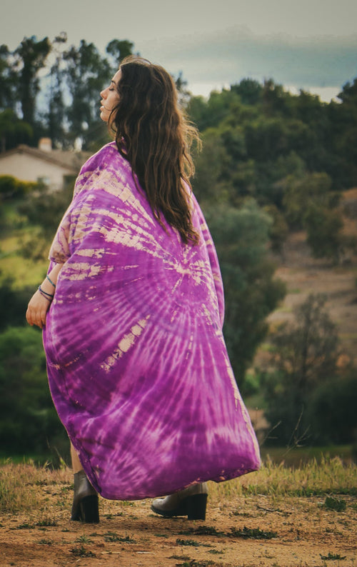 GODDESS KIMONO - PURPLE HAZE / GALAXY - BHAVANI COLLECTIVE