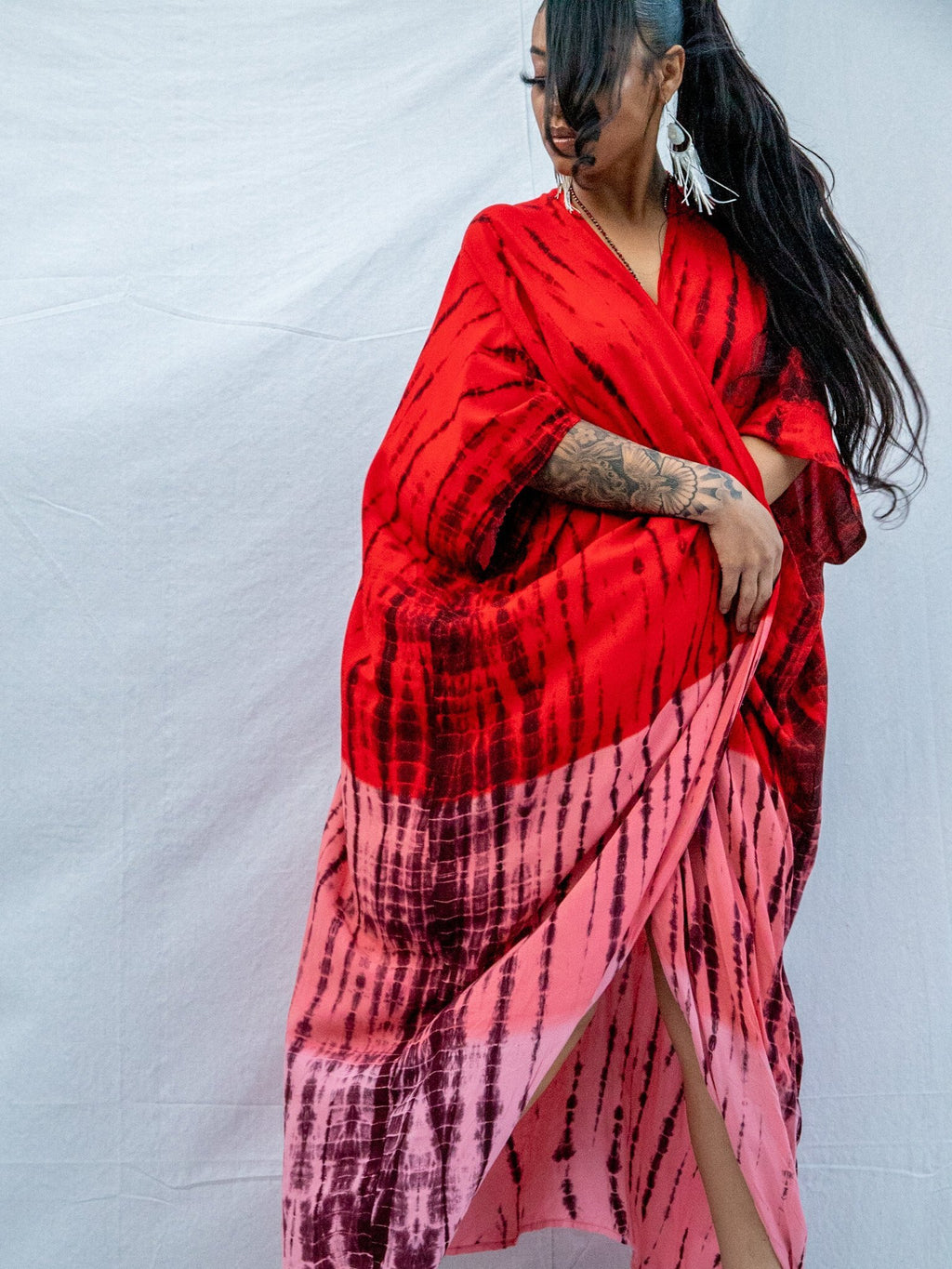 GODDESS KIMONO - SACRED FIRE OMBRE - BHAVANI COLLECTIVE