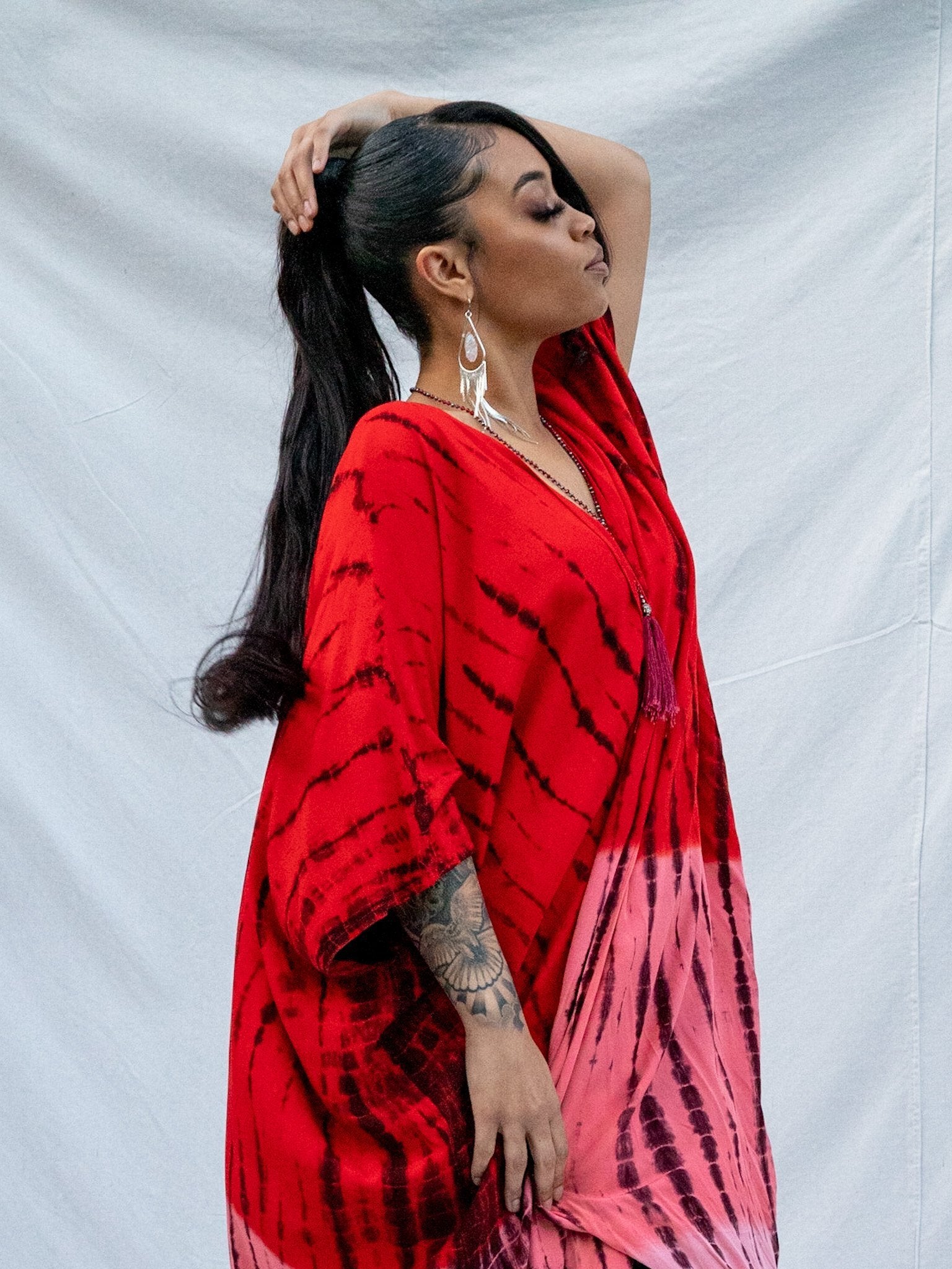 GODDESS KIMONO - SACRED FIRE OMBRE - BHAVANI COLLECTIVE