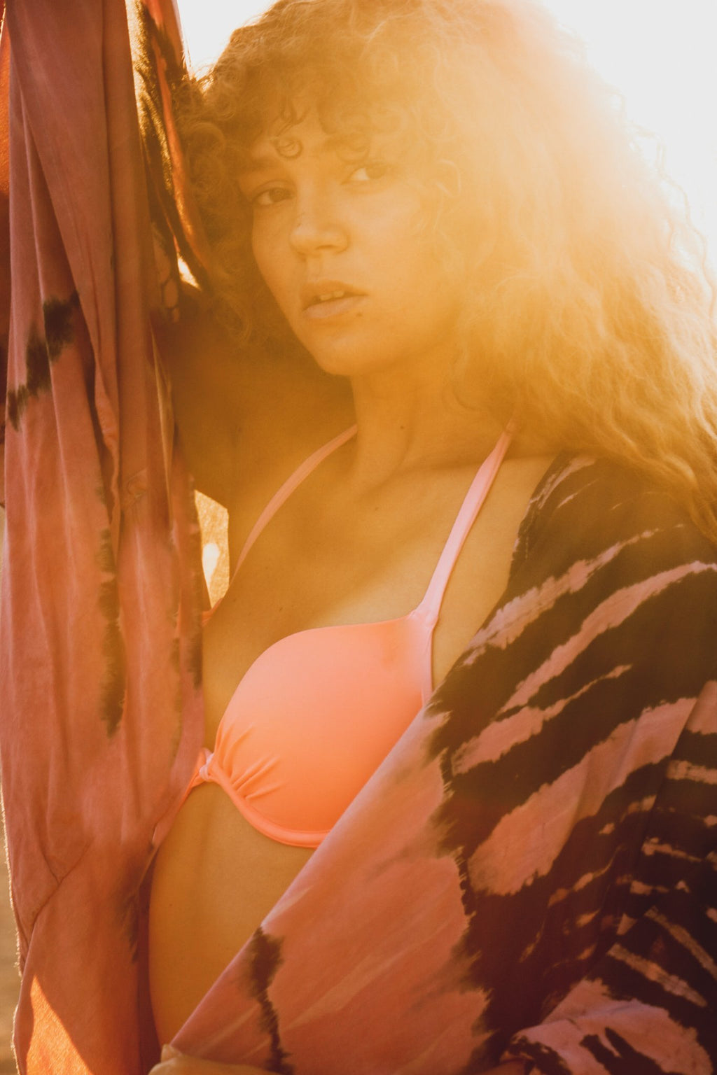 GODDESS KIMONO - SPICE / GHOST STRIPE - BHAVANI COLLECTIVE