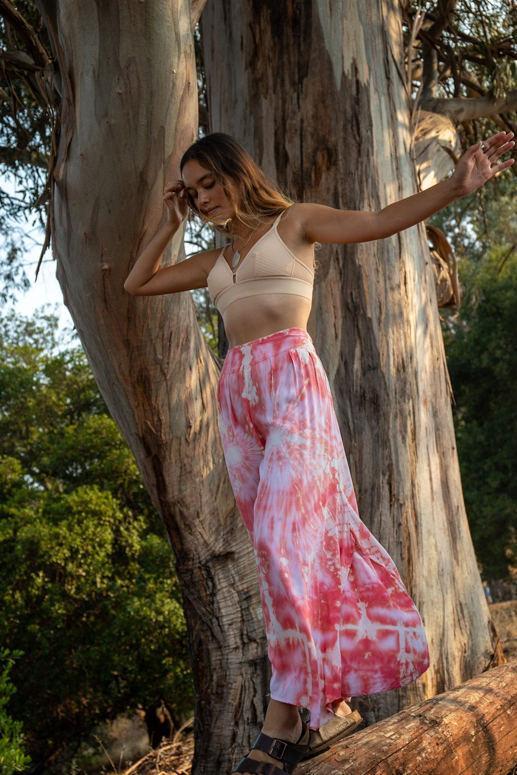 LOTUS PANT - CORAL / GALAXY - BHAVANI COLLECTIVE