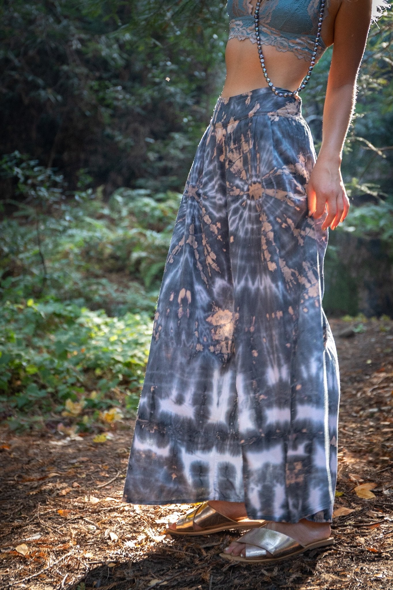 LOTUS PANT - SILVER / GALAXY - BHAVANI COLLECTIVE