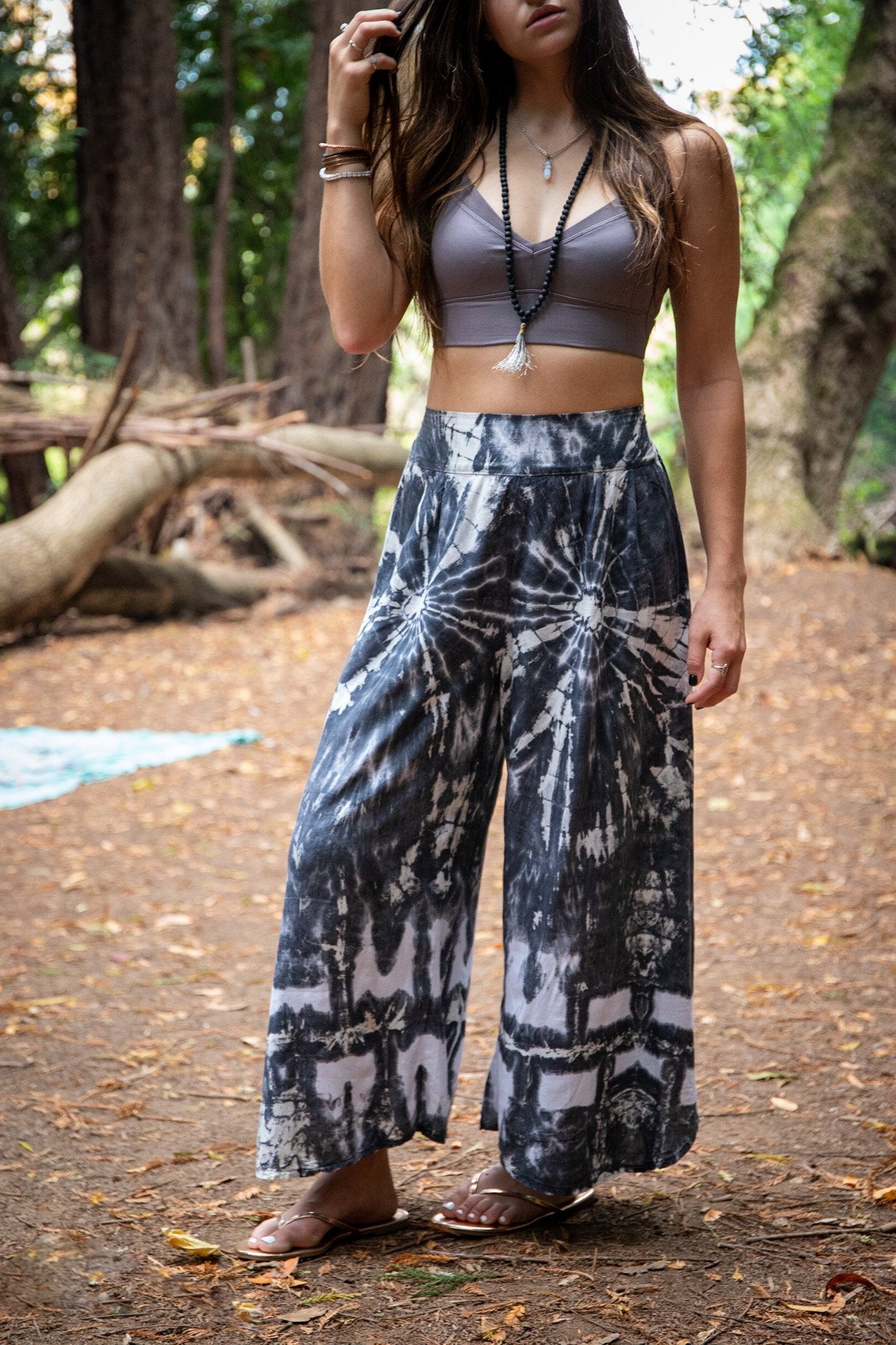 LOTUS PANT - SMOKE / GALAXY - BHAVANI COLLECTIVE