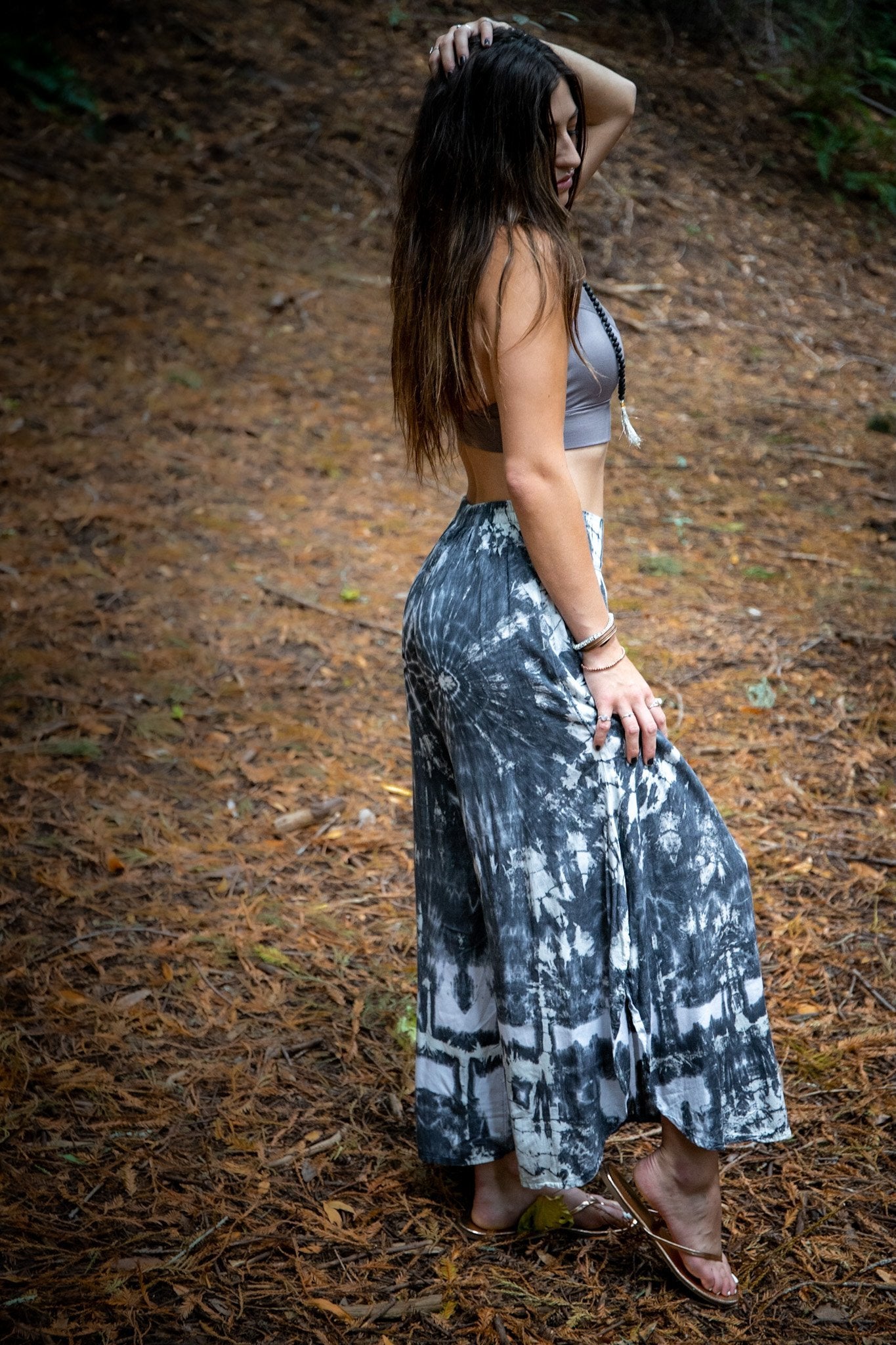 LOTUS PANT - SMOKE / GALAXY - BHAVANI COLLECTIVE