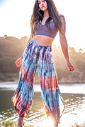 LOTUS PANT - SUNSET OMBRÉ / BAMBOO STRIPE - BHAVANI COLLECTIVE
