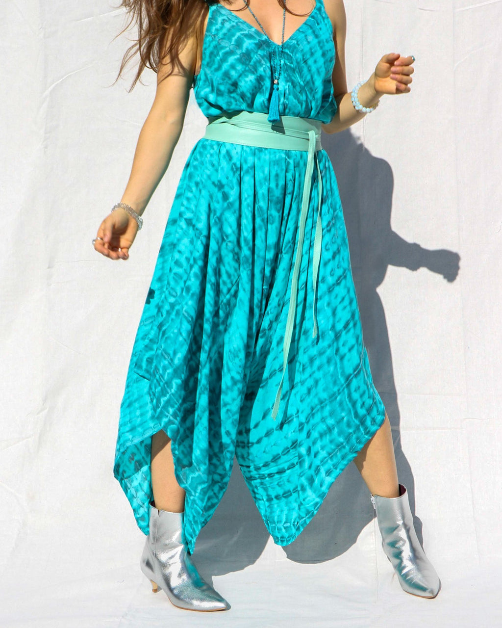 MUSE WRAP BELT / AQUA - BHAVANI COLLECTIVE