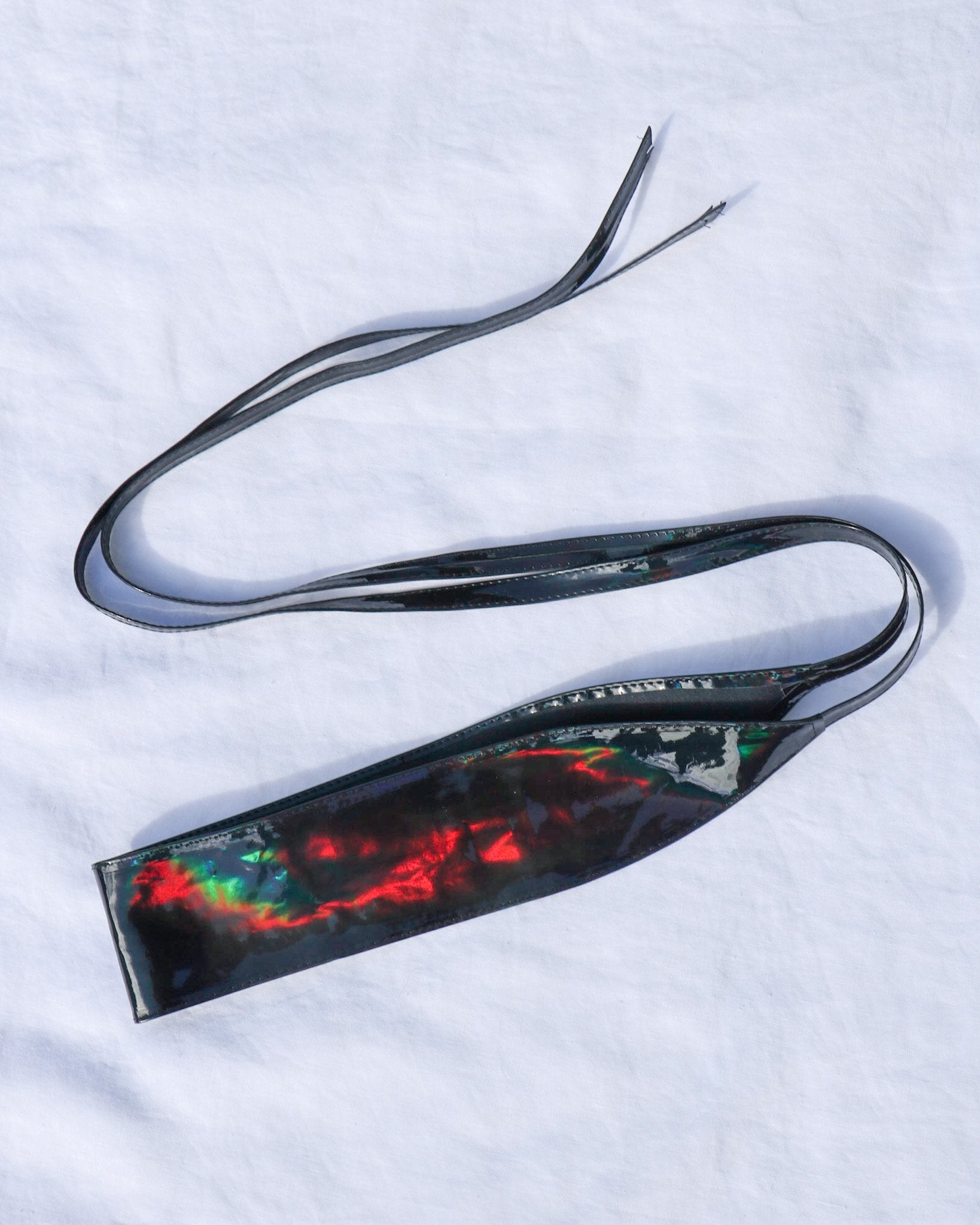 MUSE WRAP BELT / HOLOGRAPHIC BLACK - BHAVANI COLLECTIVE