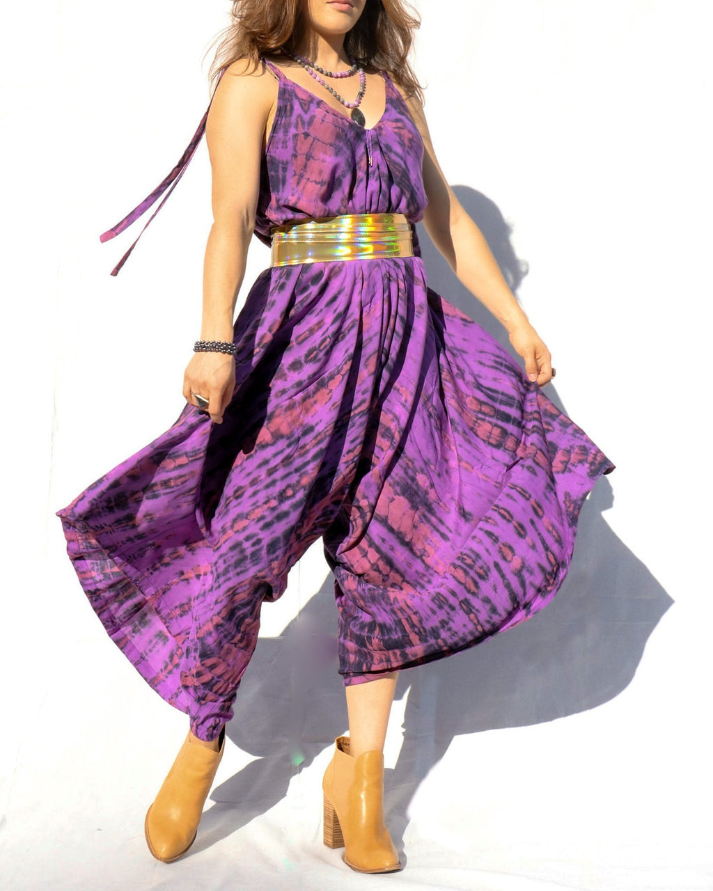 MUSE WRAP BELT / HOLOGRAPHIC GOLD - BHAVANI COLLECTIVE