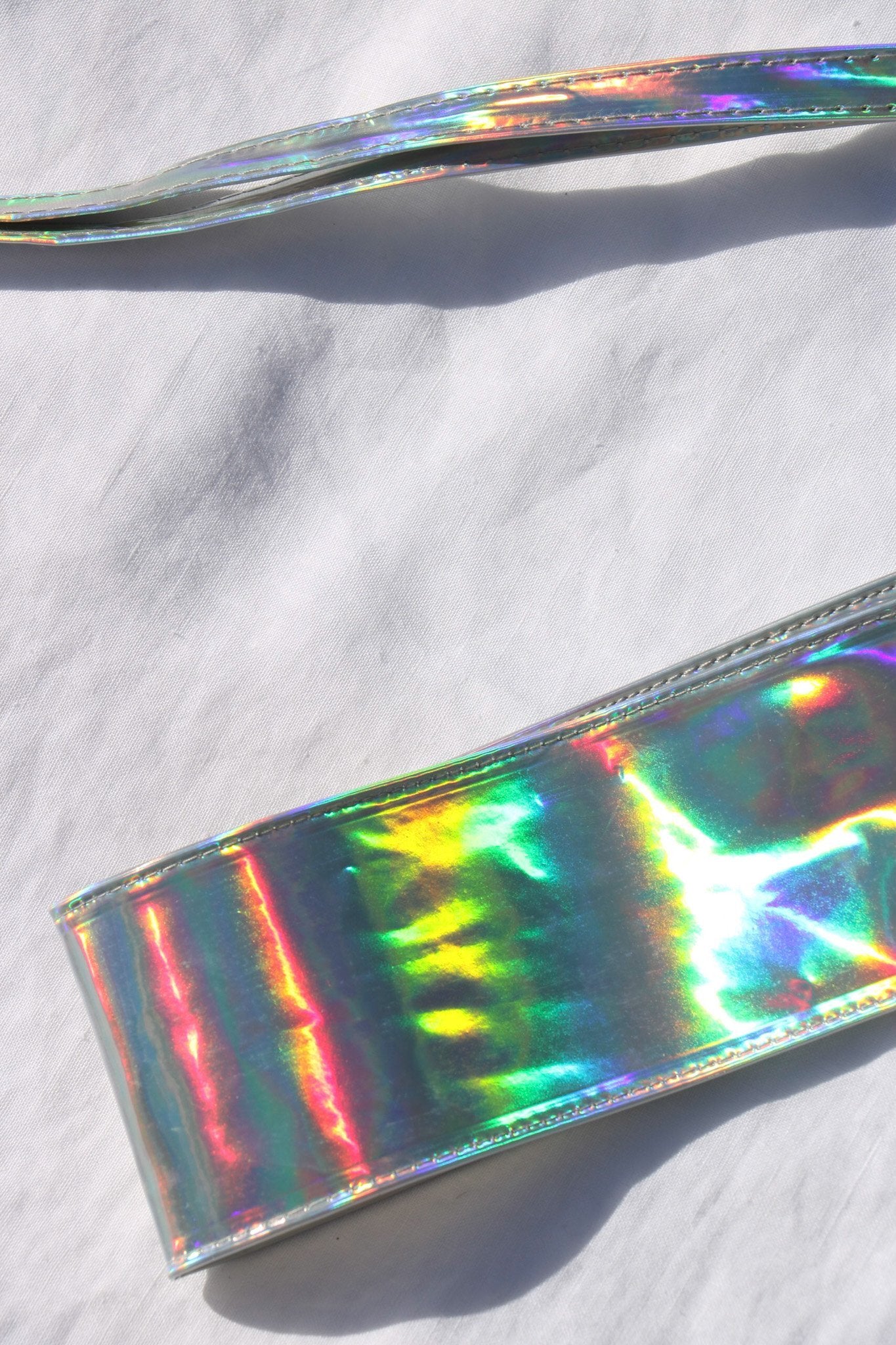 MUSE WRAP BELT / HOLOGRAPHIC SILVER - BHAVANI COLLECTIVE