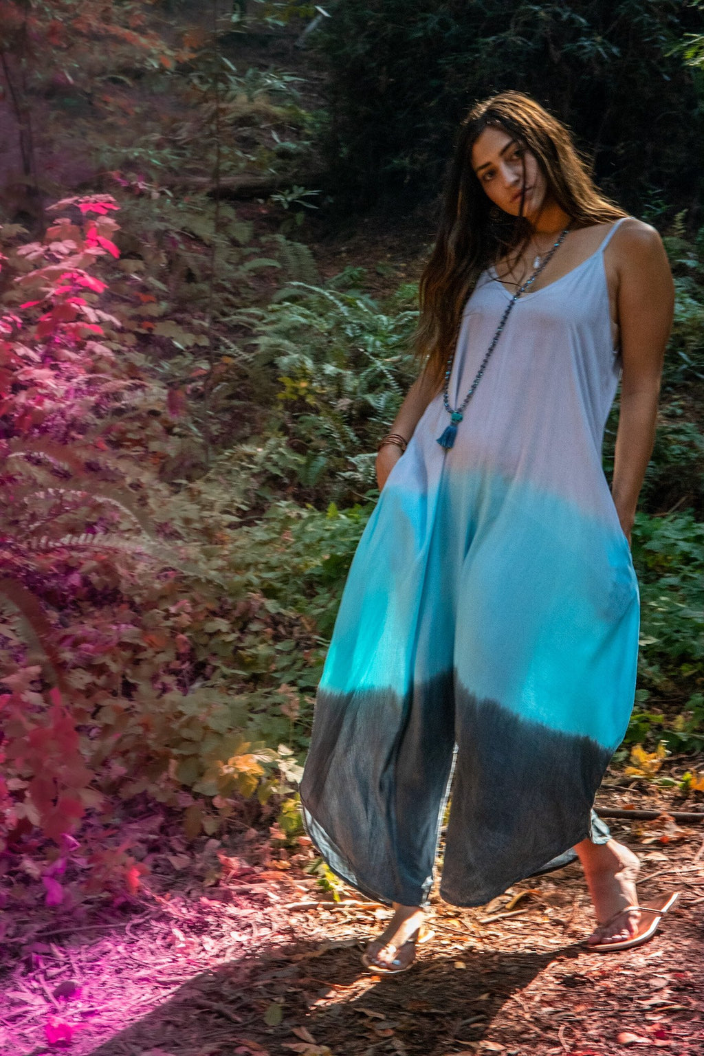 PIXIE JUMPSUIT - OCEAN OMBRÉ - BHAVANI COLLECTIVE