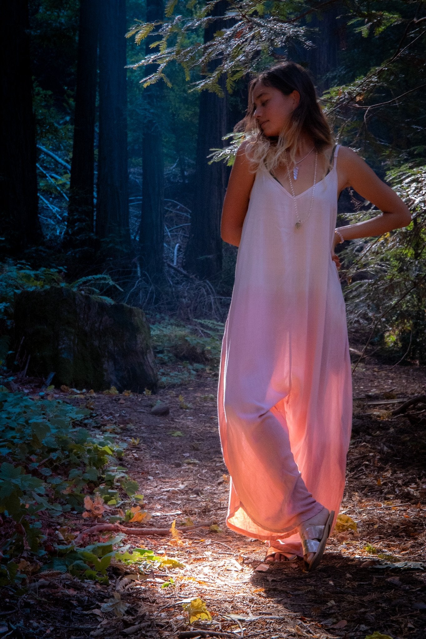 PIXIE JUMPSUIT - ROSE QUARTZ OMBRÉ - BHAVANI COLLECTIVE