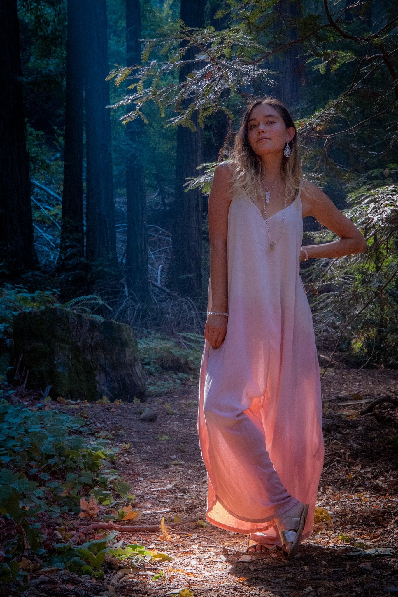 PIXIE JUMPSUIT - ROSE QUARTZ OMBRÉ - BHAVANI COLLECTIVE