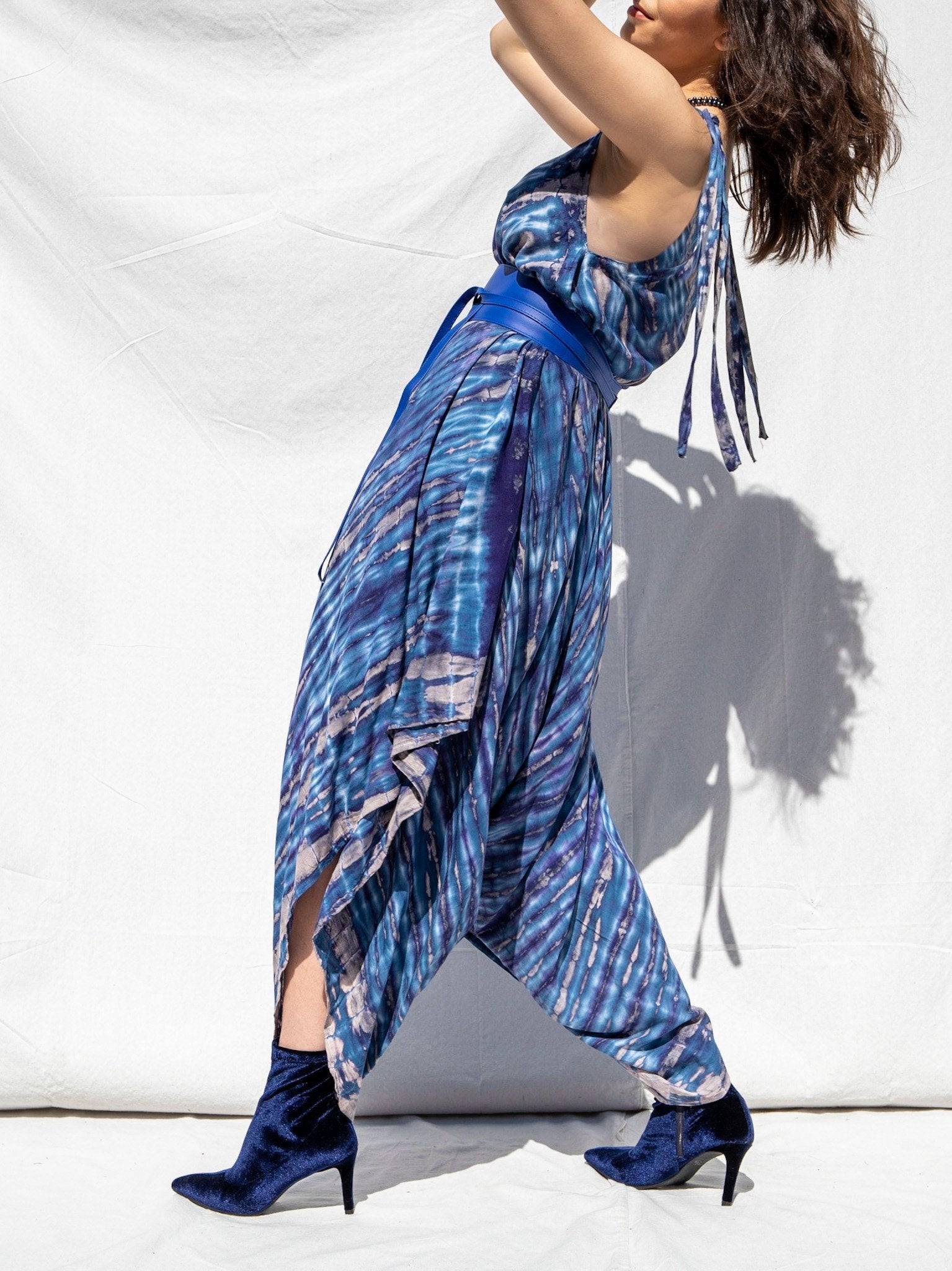 SHANTI JUMPSUIT - BLUE VIOLET - BHAVANI COLLECTIVE