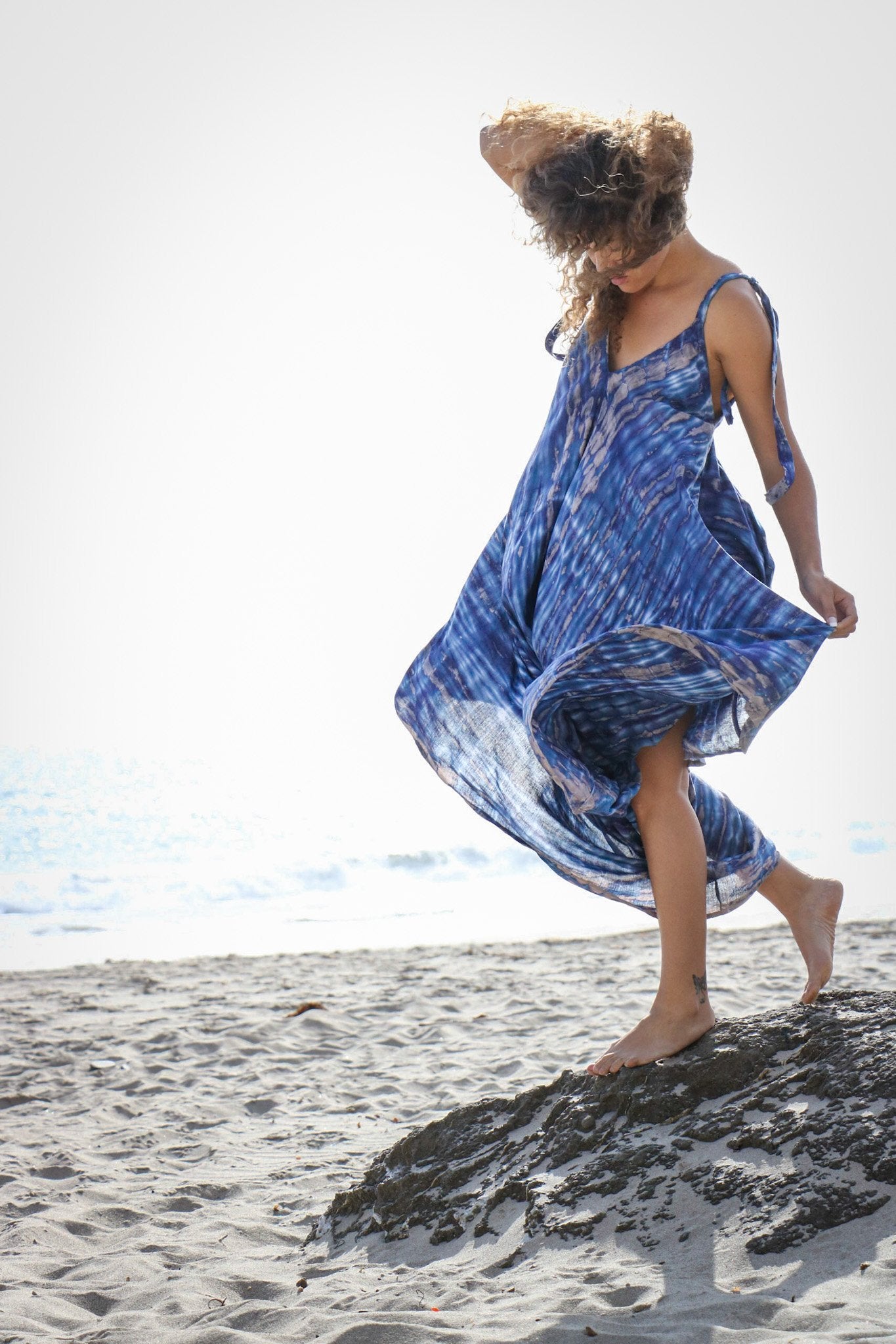 SHANTI JUMPSUIT - BLUE VIOLET - BHAVANI COLLECTIVE