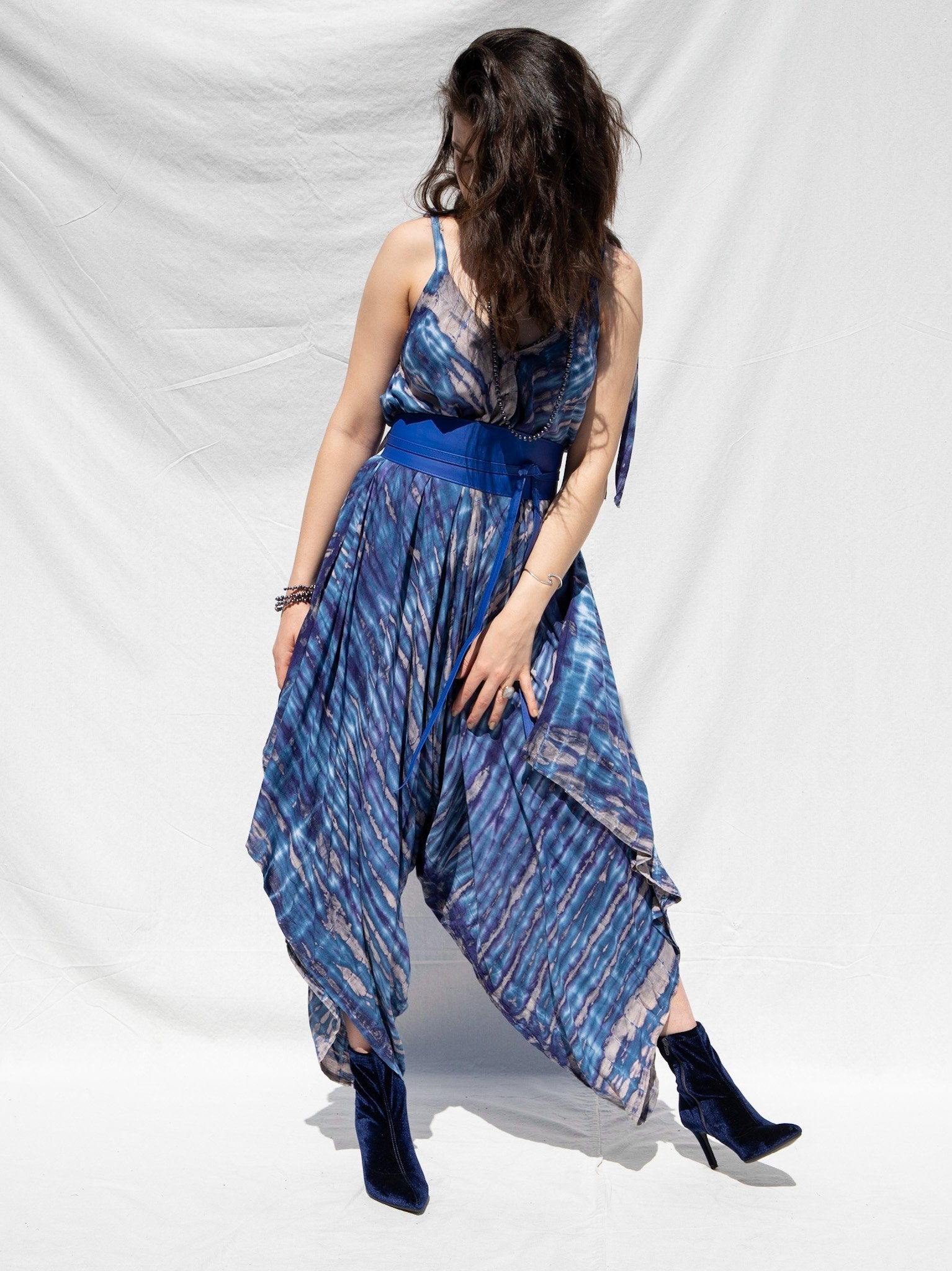 SHANTI JUMPSUIT - BLUE VIOLET - BHAVANI COLLECTIVE
