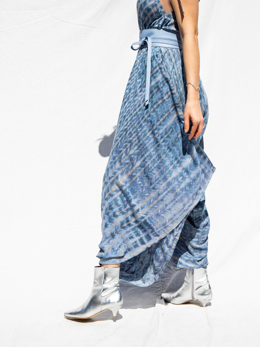 SHANTI JUMPSUIT - ETHERIC BLUE - BHAVANI COLLECTIVE