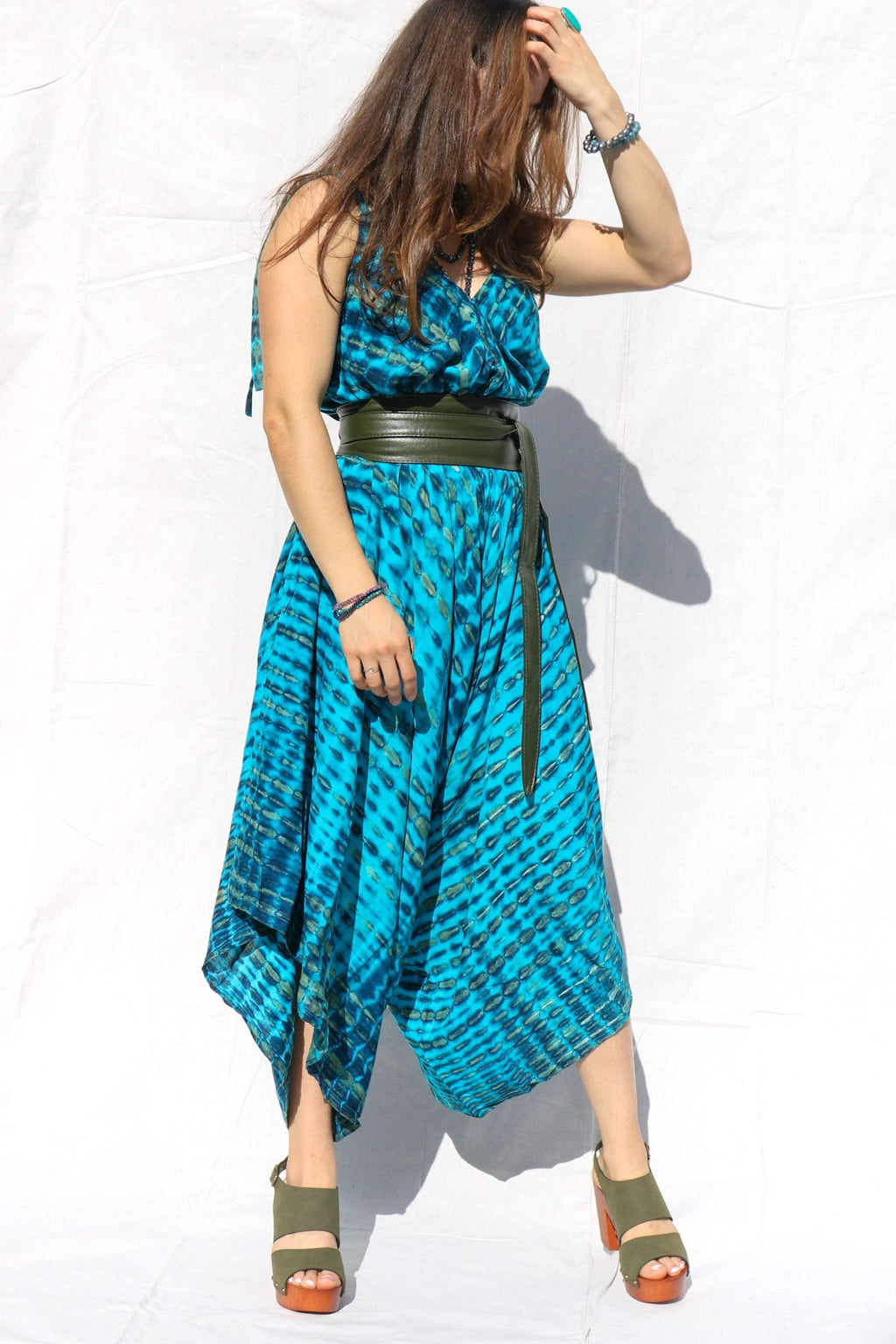 SHANTI JUMPSUIT - LAGOON - BHAVANI COLLECTIVE