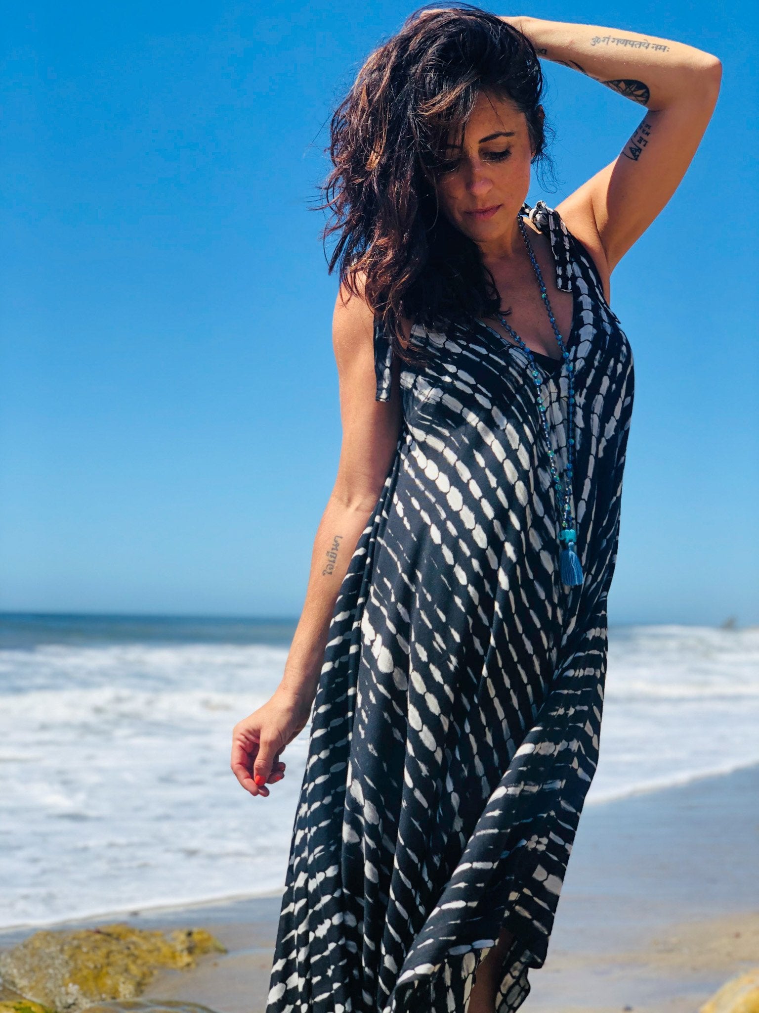 SHANTI JUMPSUIT - OBSIDIAN - BHAVANI COLLECTIVE