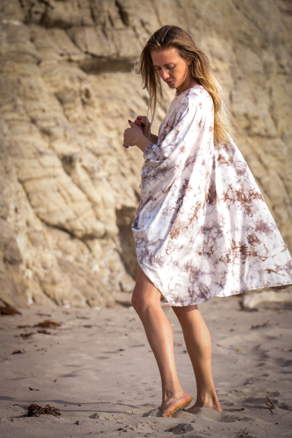 SINA PONCHO - DRIFTWOOD - BHAVANI COLLECTIVE