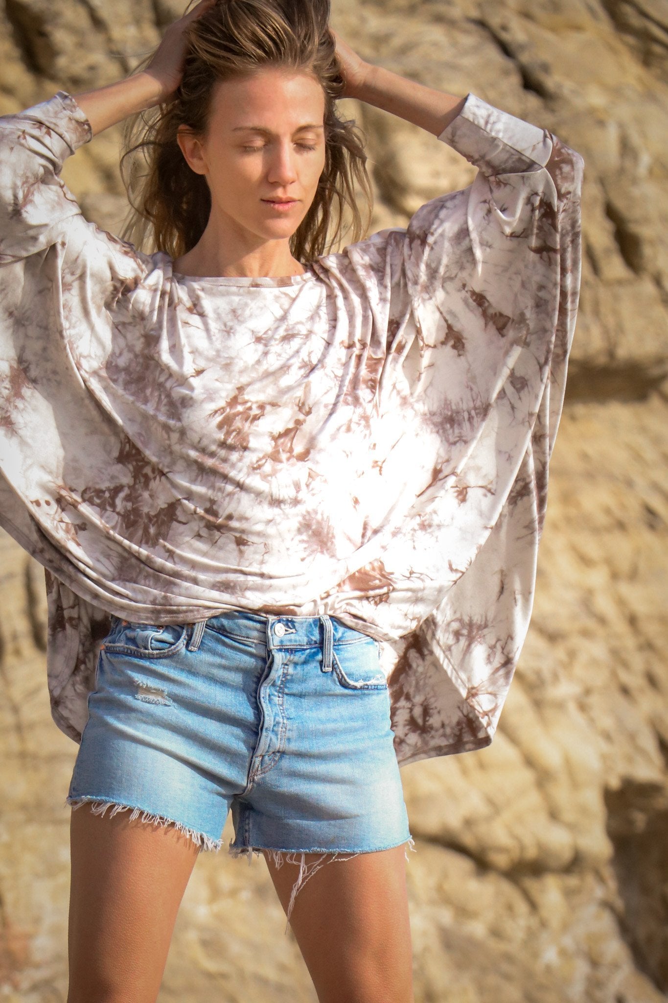 SINA PONCHO - DRIFTWOOD - BHAVANI COLLECTIVE