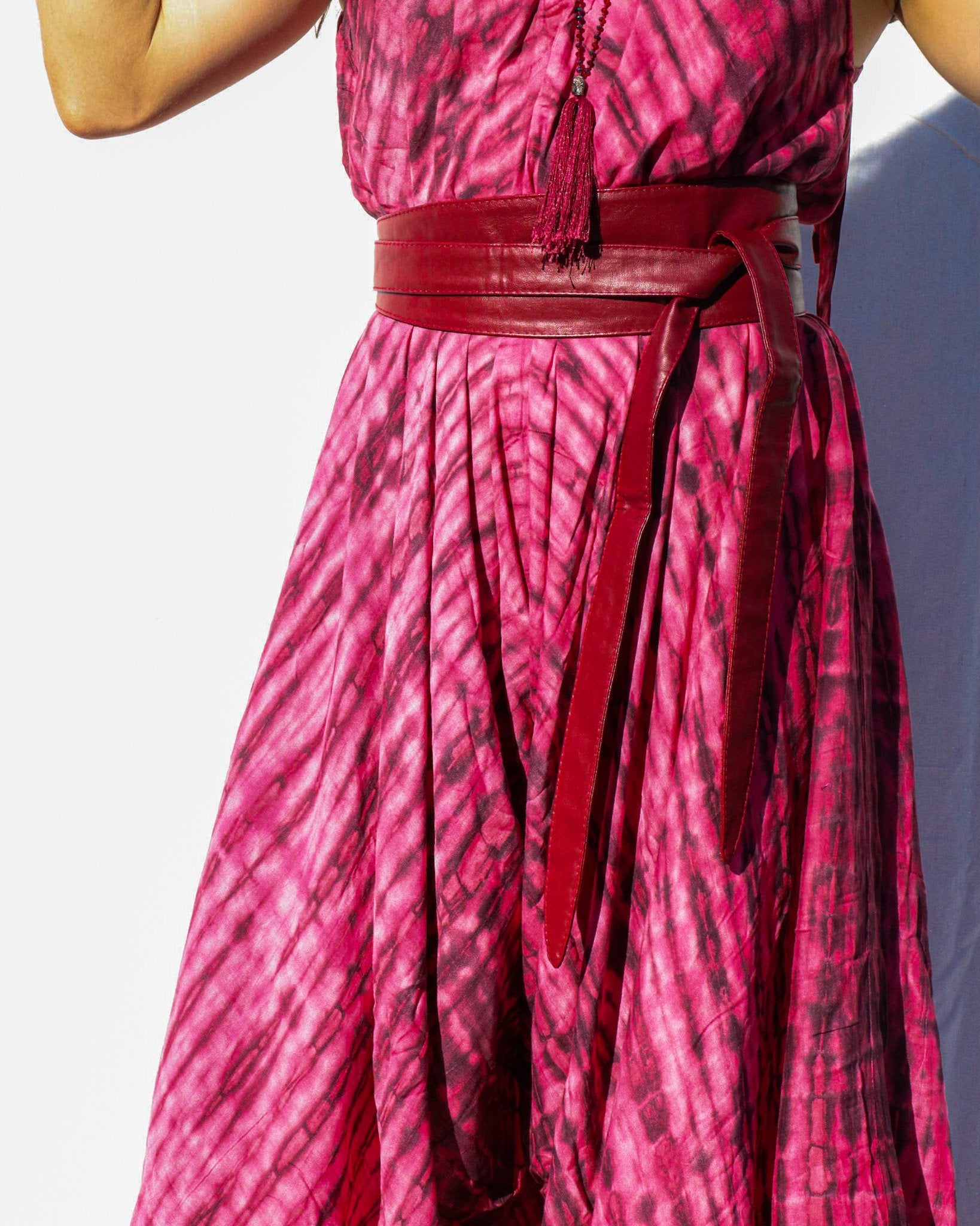 SIREN WRAP BELT / CABERNET - BHAVANI COLLECTIVE