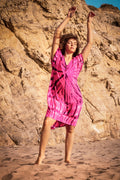 SOMA CAFTAN - ELECTRIA FUCHSIA / GALAXY - BHAVANI COLLECTIVE
