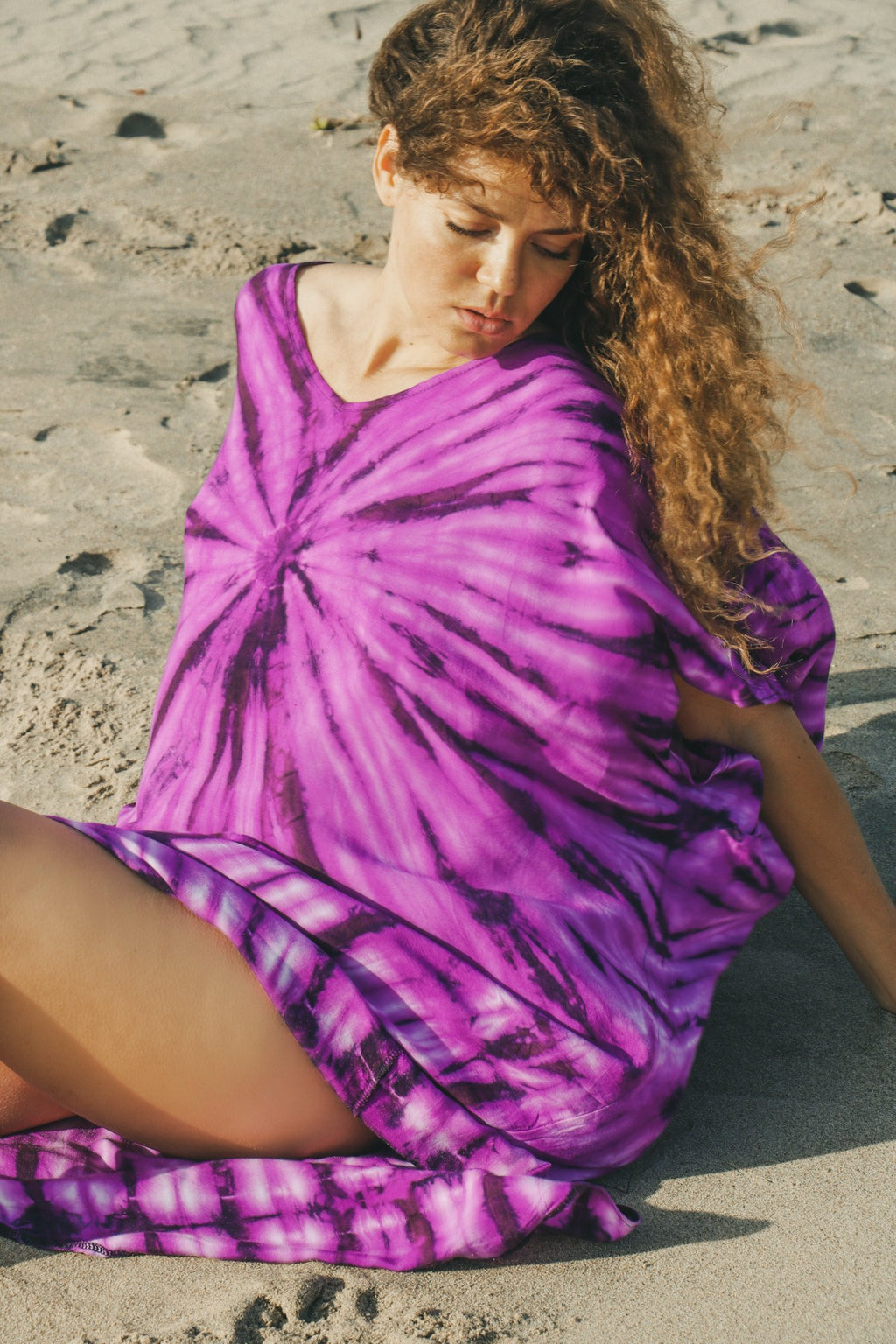 SOMA CAFTAN - ELECTRIC PURPLE / GALAXY - BHAVANI COLLECTIVE