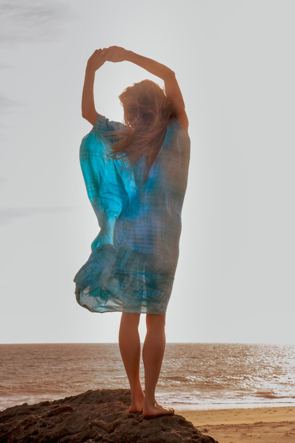 SOMA CAFTAN - TROPIC / BAMBOO STRIPE - BHAVANI COLLECTIVE