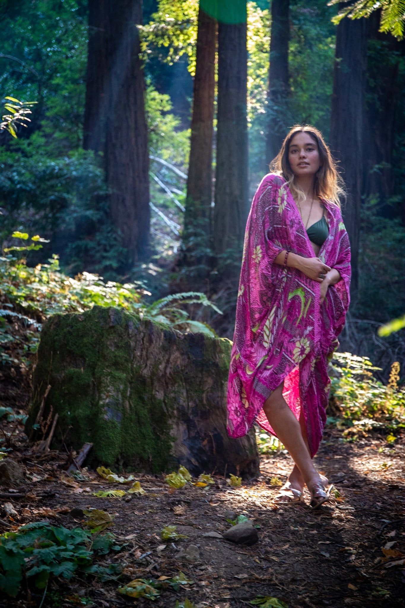 SUNSET KIMONO - BALI FLOW / FUCHSIA - BHAVANI COLLECTIVE