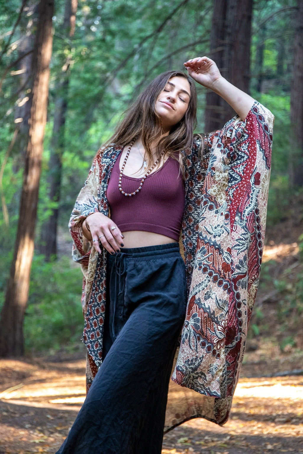 SUNSET KIMONO - BALI FLOW / RUST - BHAVANI COLLECTIVE