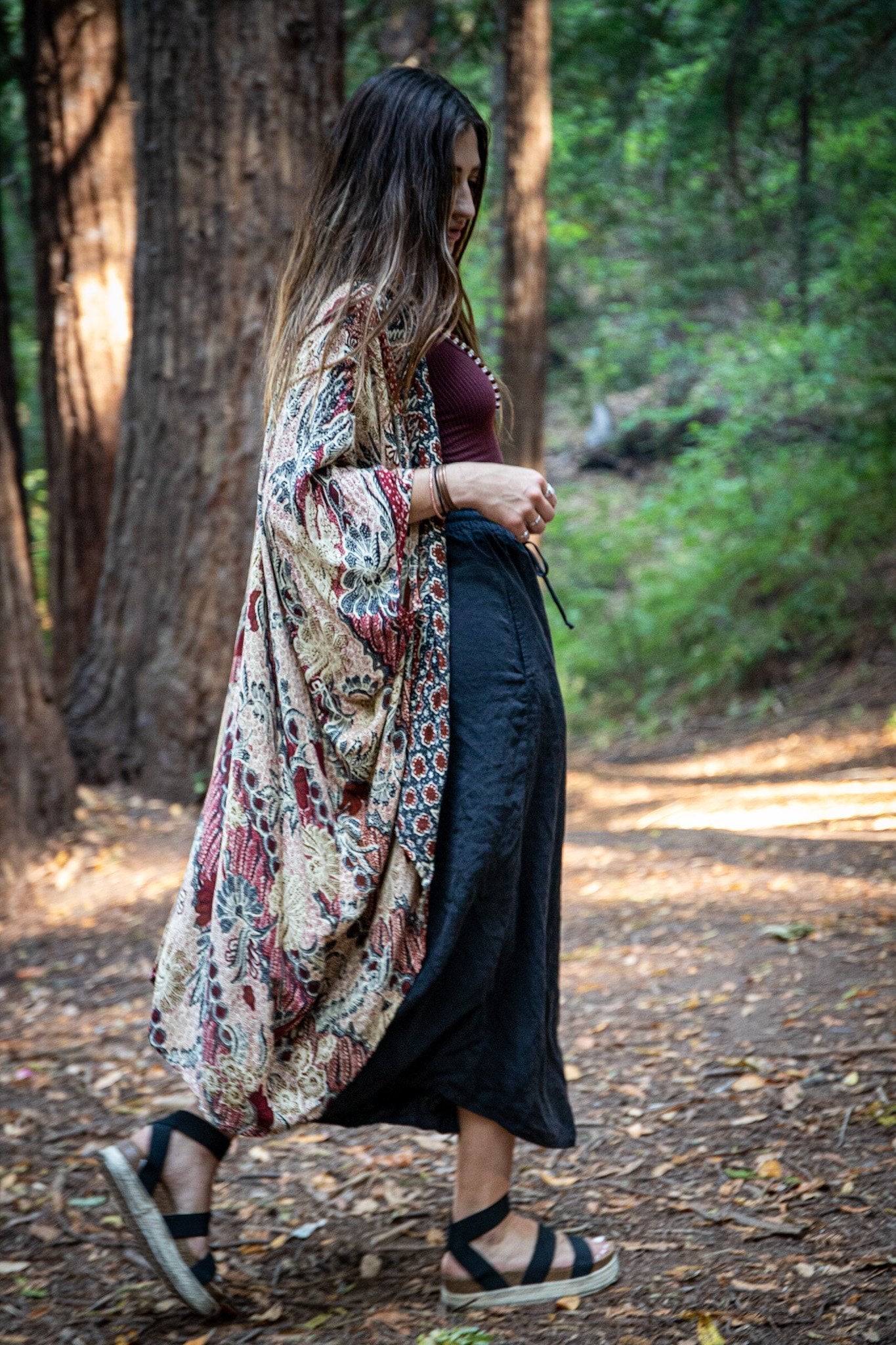 SUNSET KIMONO - BALI FLOW / RUST - BHAVANI COLLECTIVE