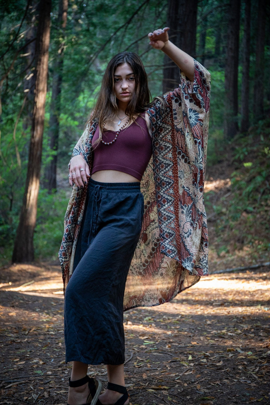 SUNSET KIMONO - BALI FLOW / RUST - BHAVANI COLLECTIVE
