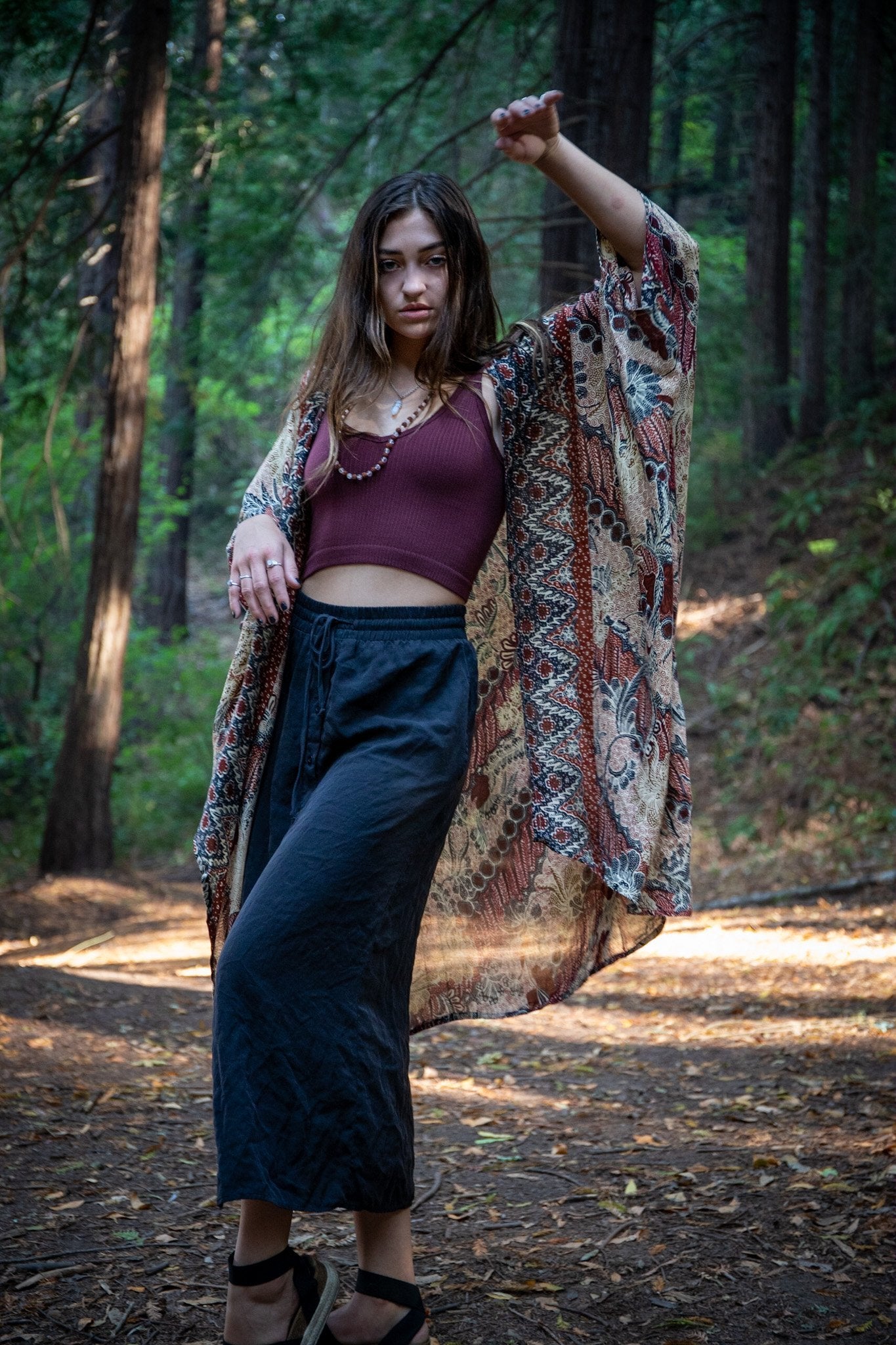 SUNSET KIMONO - BALI FLOW / RUST - BHAVANI COLLECTIVE