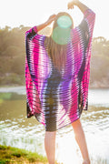 SUNSET KIMONO - RADIANCE / SHIBORI STRIPE - BHAVANI COLLECTIVE