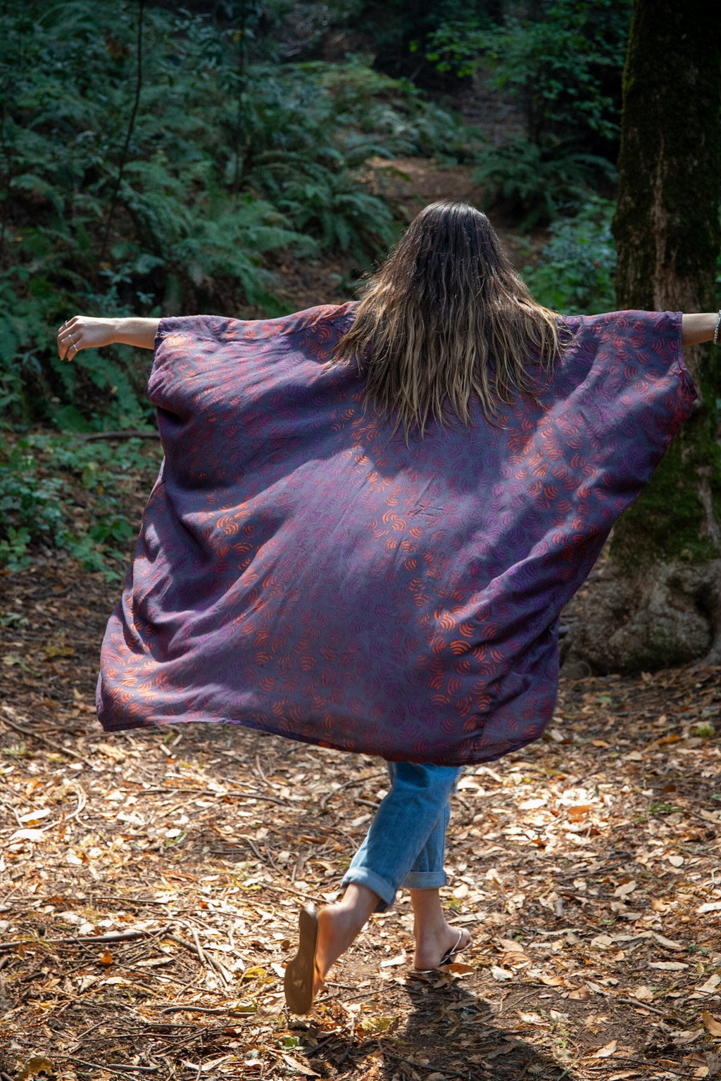 SUNSET KIMONO - TEMPLE FIRE / SMOKE - BHAVANI COLLECTIVE