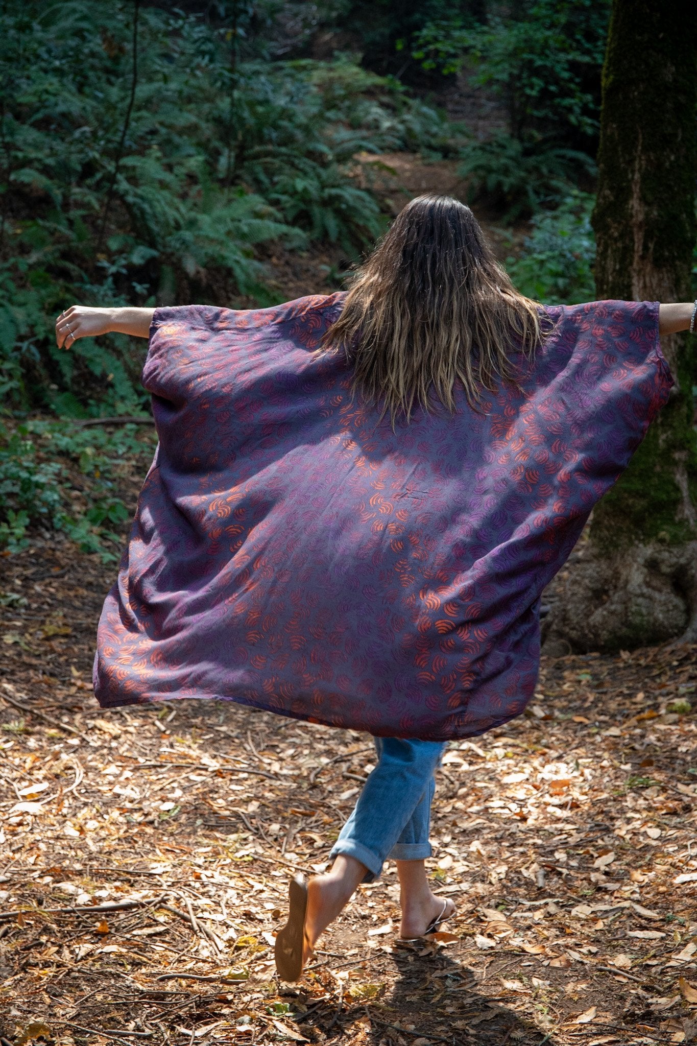SUNSET KIMONO - TEMPLE FIRE / SMOKE - BHAVANI COLLECTIVE