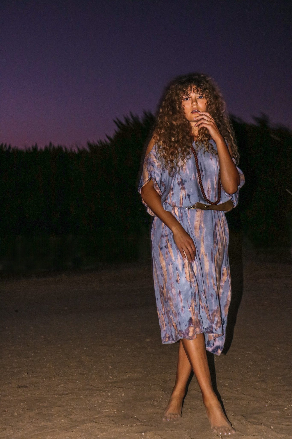 TULUM CAFTAN - COASTAL / ECHO STRIPE - BHAVANI COLLECTIVE