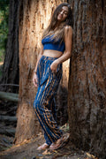 ZEN PANT - MIDNIGHT MOON / BAMBOO STRIPE - BHAVANI COLLECTIVE